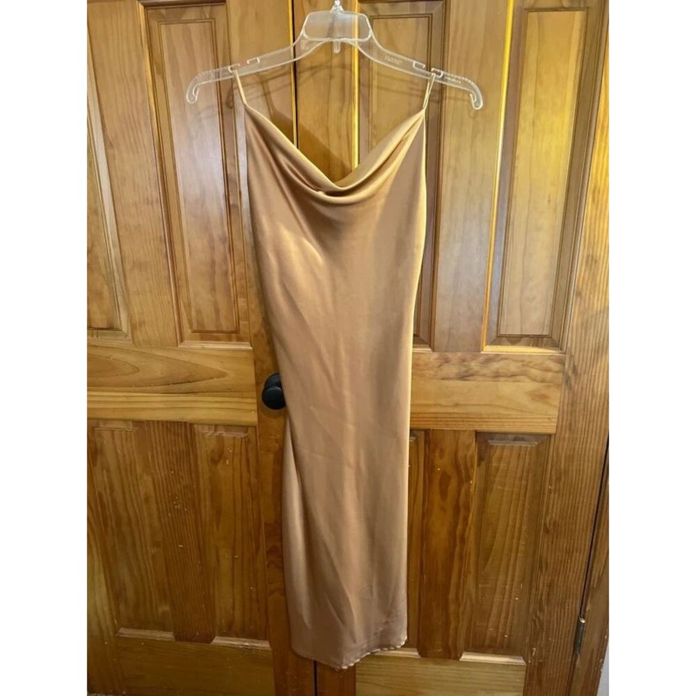 Slide show Copper sheath dress size 6